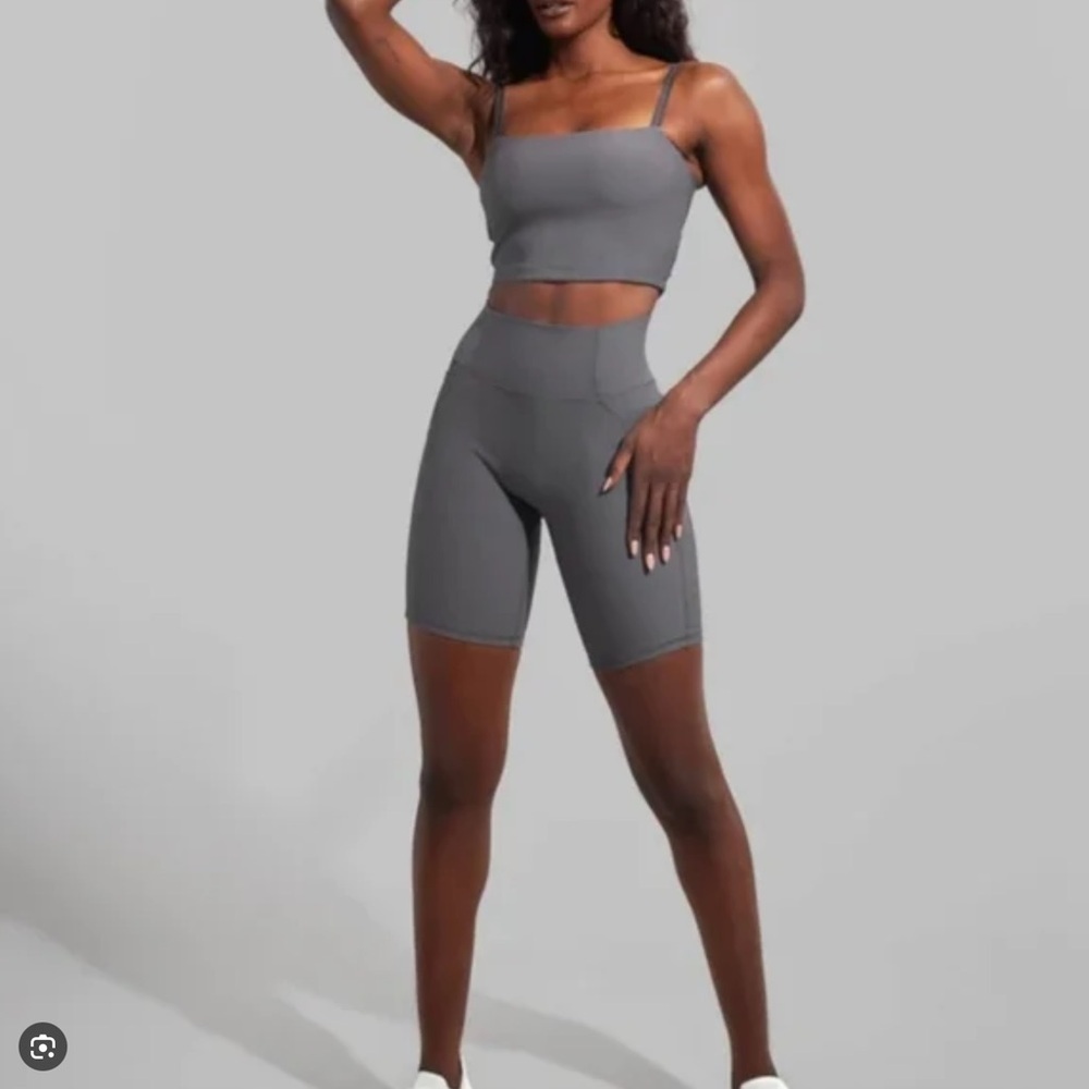 Buffbunny Collection Ribbed Biker Shorts